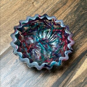 Multicolor Decorative resin Bowl
